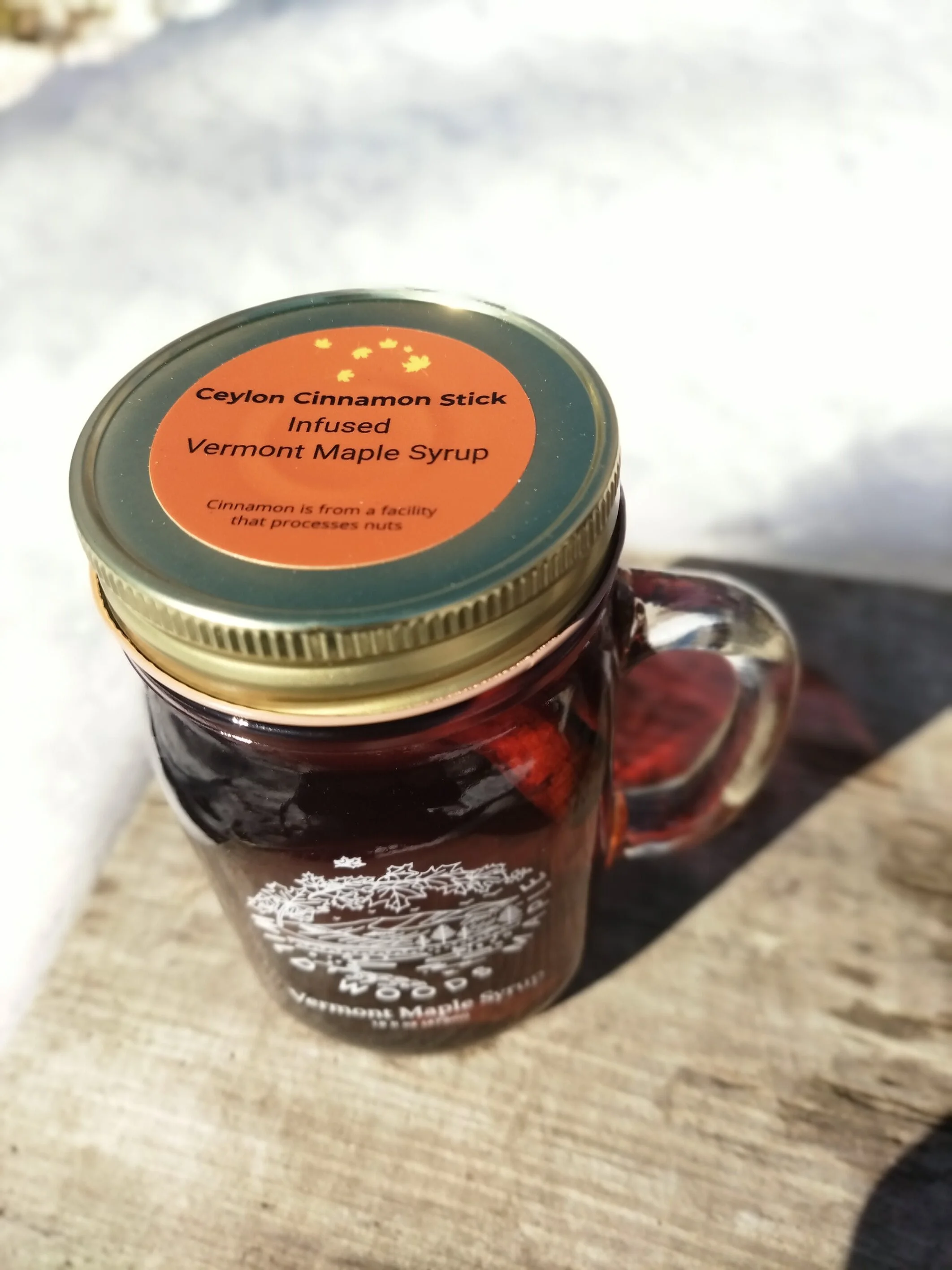 Ceylon Cinnamon Stick Infused | Vermont Maple Syrup | Wild Woods